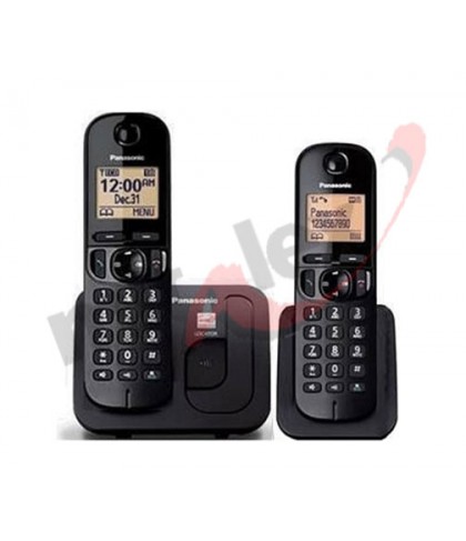 BEŽIČNI TELEFON PANASONIC KX-TGC212FXB DECT 2slušalice