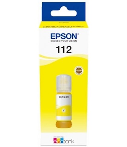 Tinta Epson EcoTank ITS Yellow 112 (C13T06C44A)