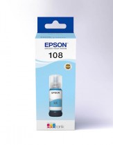 Tinta Epson 108 EcoTank Light Cyan (C13T09C54A) 