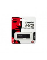 USB Kingston 64GB DT100G3 3.0, crna, klizni priključak (DT100G3/64GB)