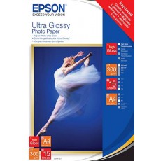 FOTO Papir EPSON Ultra Glossy A4, 15l, 300g/m² (C13S041927)