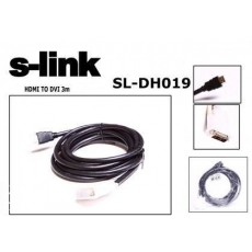 KABL HDMI na DVI 3 m. SL-DH019 S-LINK