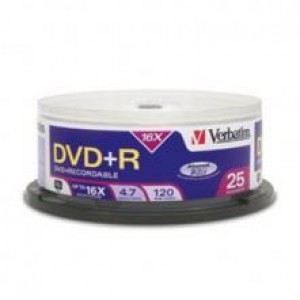 DVD+R MEDIJ VERBATIM 25PK CB (43500)
