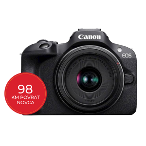 Fotoaparat CANON R100 RFS18-45 + RFS55-210 IS STM (6052C036AA)