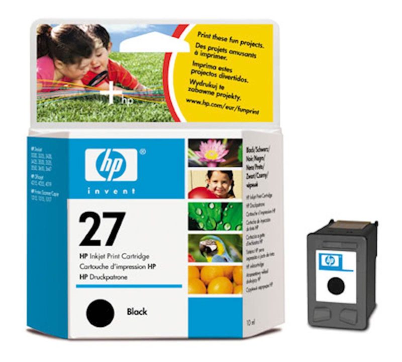 Tinta HP black 27