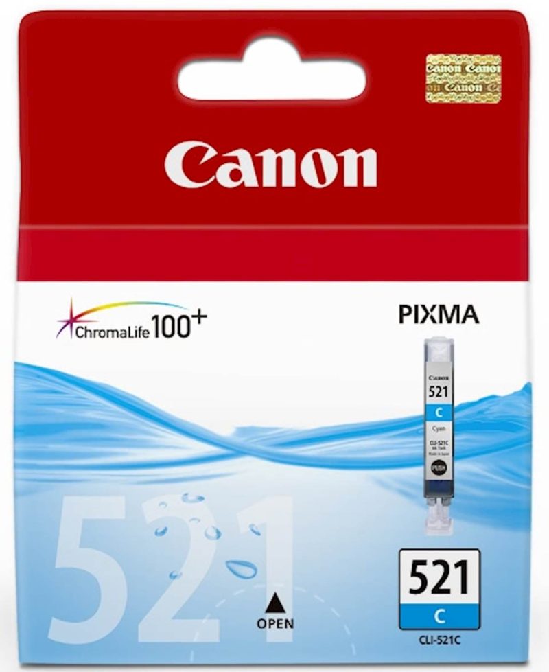 Tinta CANON CLI-521 CYAN