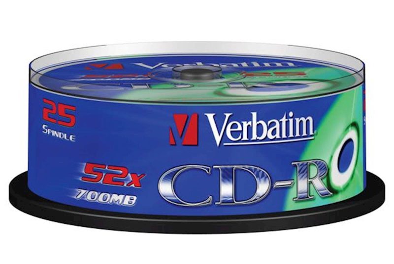 CD-R MEDIJ VERBATIM 25PK CB 52X 700MB 25PK na postolju