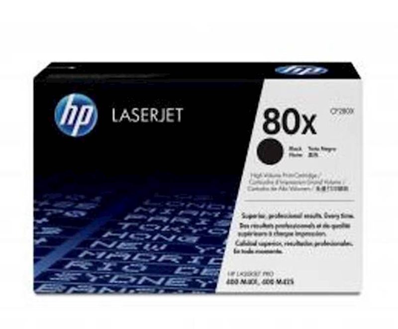 Toner HP black 80X