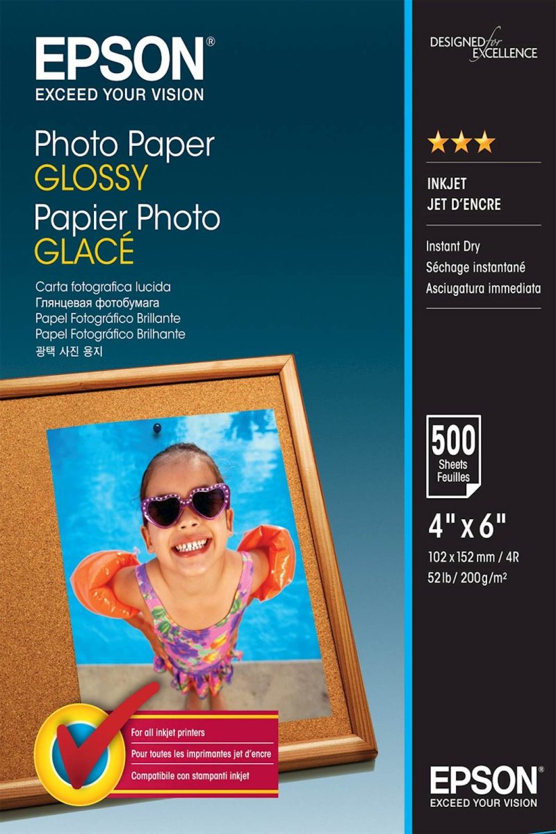 Papir EPSON Glossy 10x15, 500l, 200g/m2