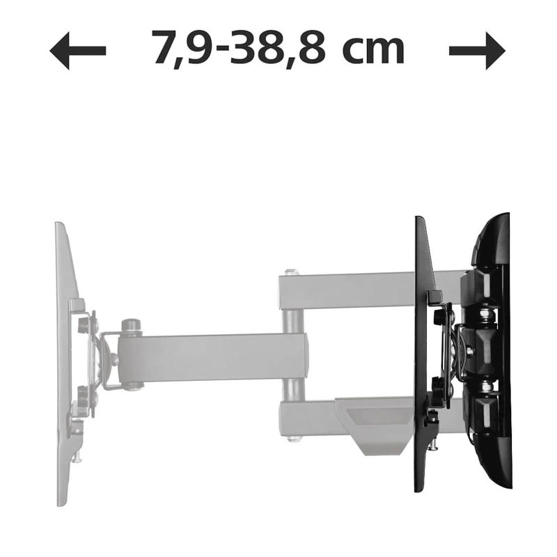 NOSAČ HAMA FM ZA TV, 48IN, 3 STARS, 2 RUČKE, CRNI - Image 4