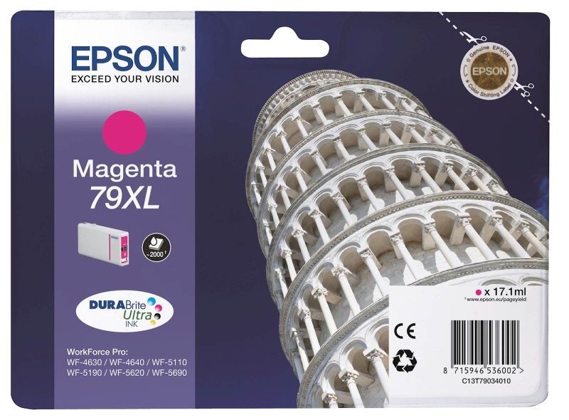 Tinta EPSON WF-5290/5190 Magenta 79XL