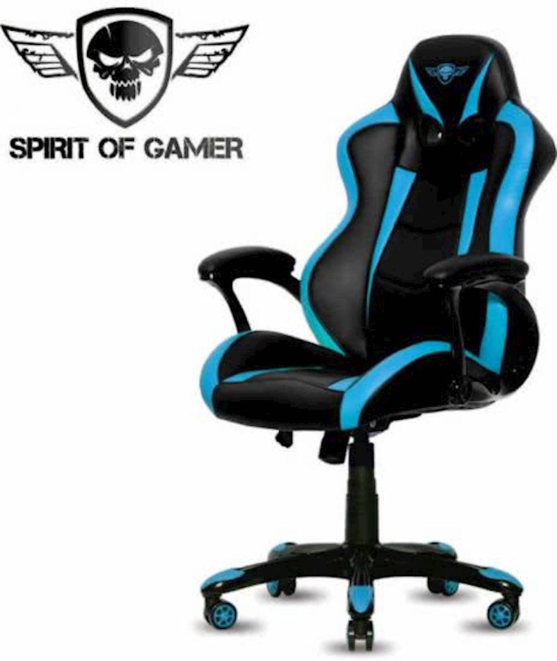 Gaming stolica Spirit of gamer RACING crno-plava - Image 2