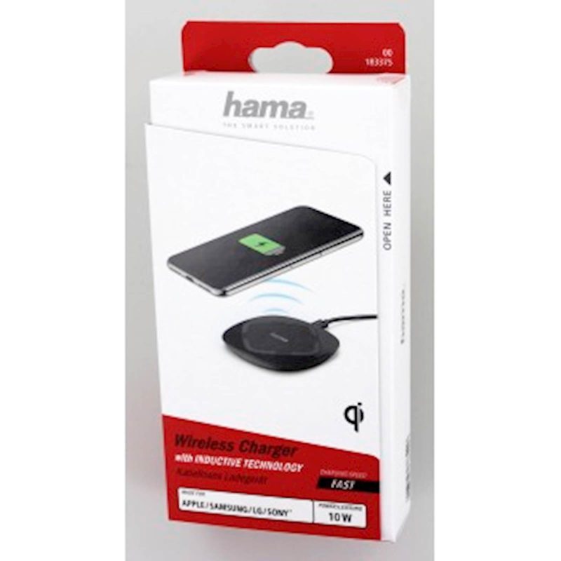 WIRELESS PUNJAČ HAMA QI-FC 10 CRNI - Image 2