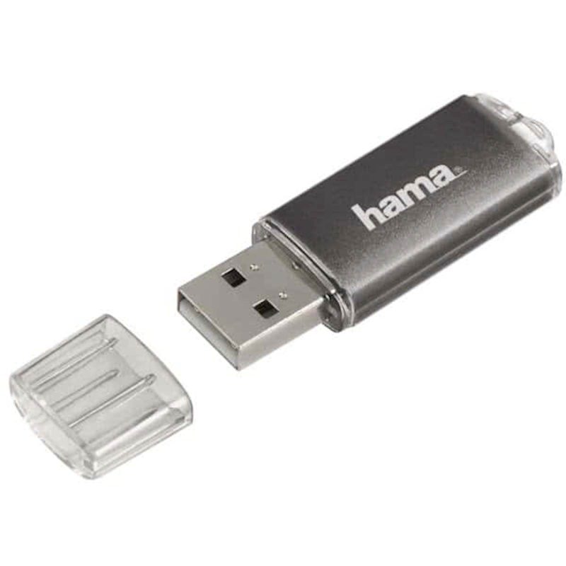 USB HAMA LAETA  2.0 16GB, 10MB/s, sivi - Image 2