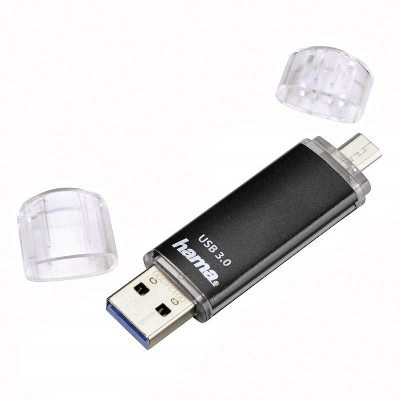 HAMA LAETA TWIN USB 3.0 64GB, 40MB/s, crni - Image 2