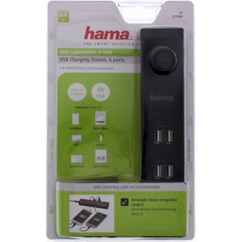 Produžni kabl HAMA USB Charging station, 6 ports - Image 3