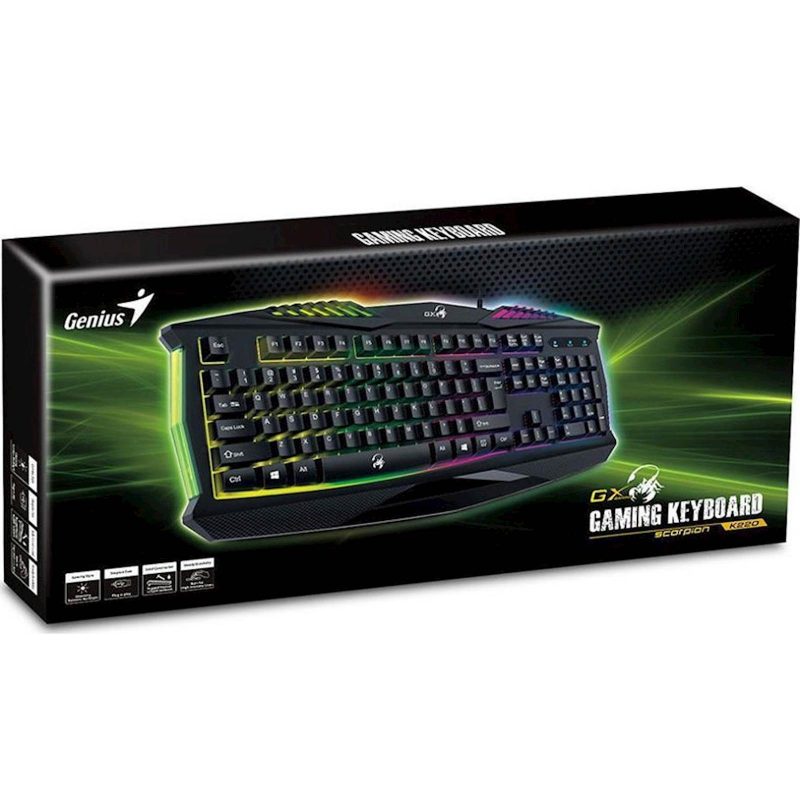 TASTATURA GENIUS SCORPION K220, USB, GAMING - Image 2