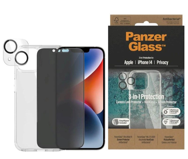 Bundle PanzerGlass iPhone 14 Privacy