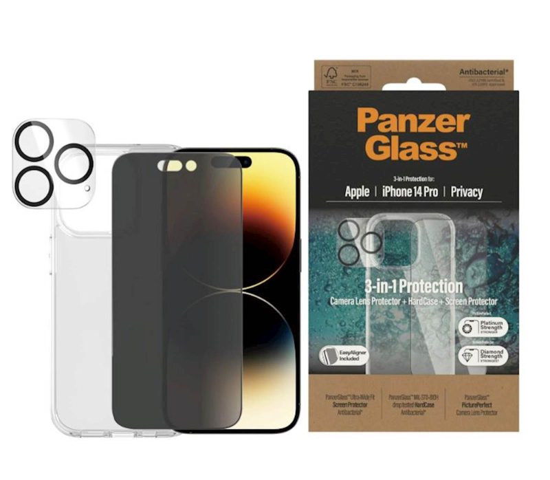 Bundle PanzerGlass iPhone 14 Pro Privacy