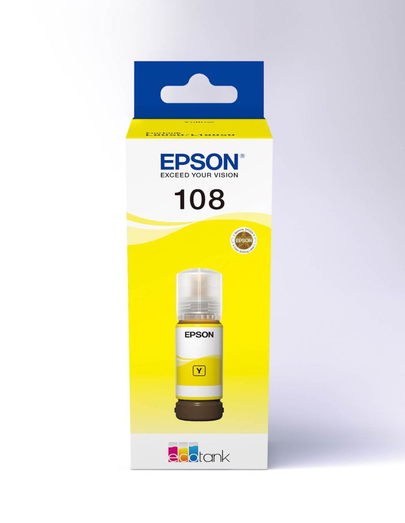 Tinta Epson 108 EcoTank Yellow