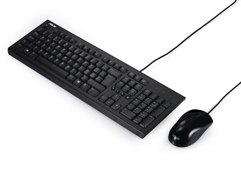 Tastatura i miš ASUS U2000, žični komplet, crna - Image 2