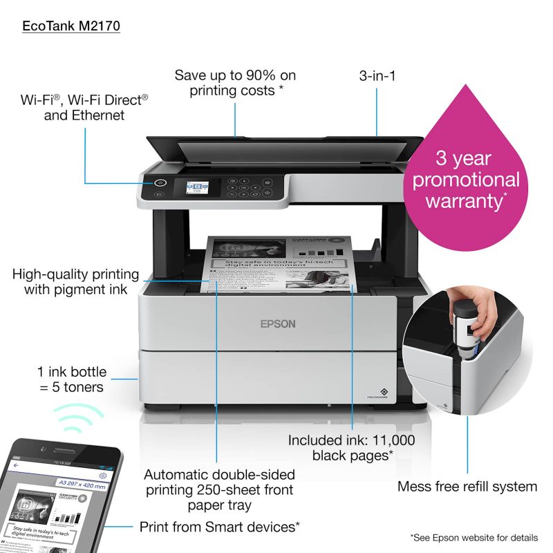 MFP Epson EcoTank M2170 - Image 2