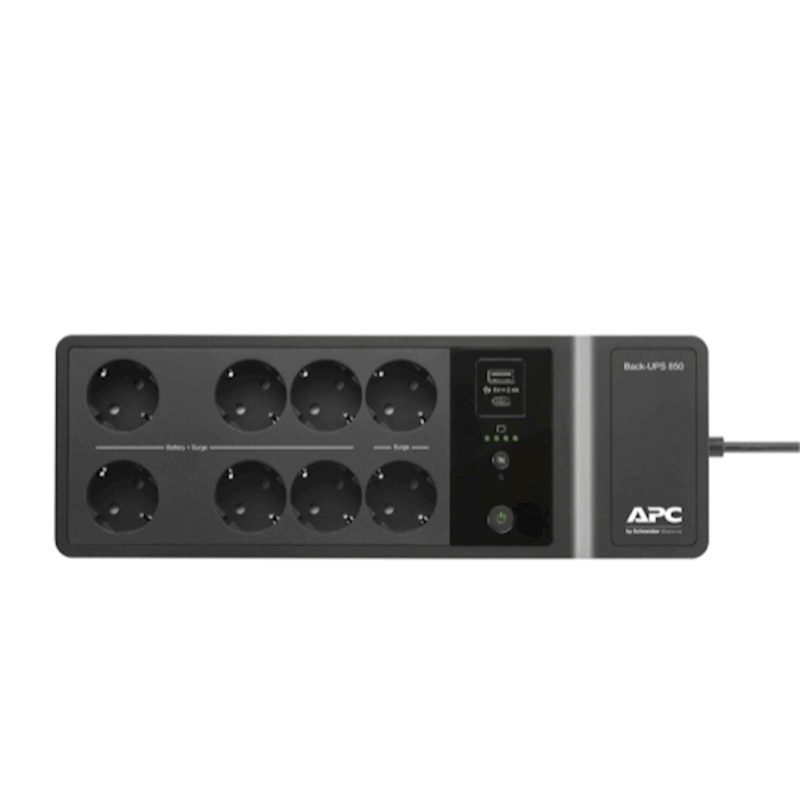 Back-UPS APC 850VA, 230V, USB Type-C i A portovi za punjenje, 8 Schuko CEE 7 utičnica (2 prenapona) - Image 2