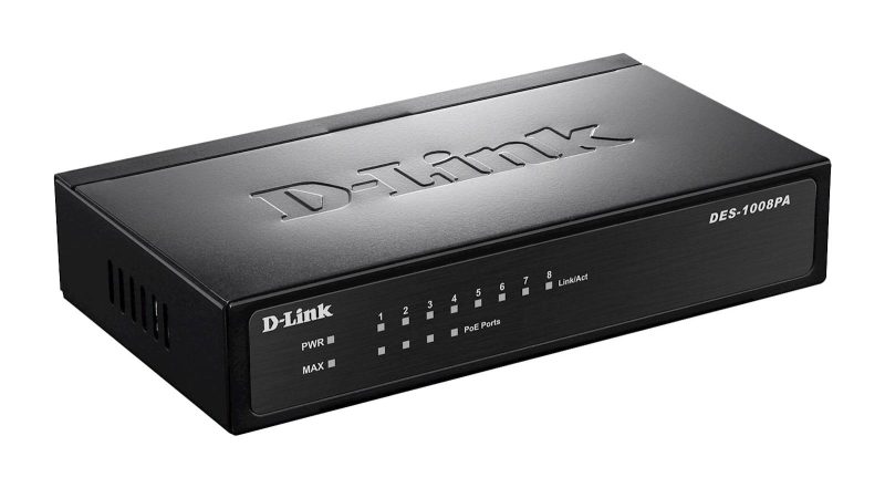 Switch DLINK 8-Port PoE Fast Ethernet Unmnged Desktop - Image 2