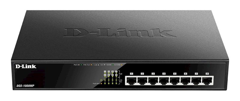 Switch DLINK 8-Port PoE Fast Ethernet Unmnged Desktop - Image 3