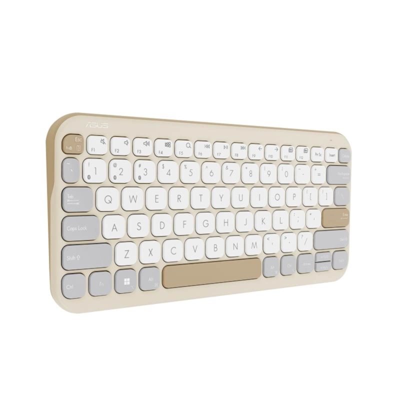 Tastatura ASUS Marshmallow KW100, brezžična/Bluetooth, Bež - Image 4