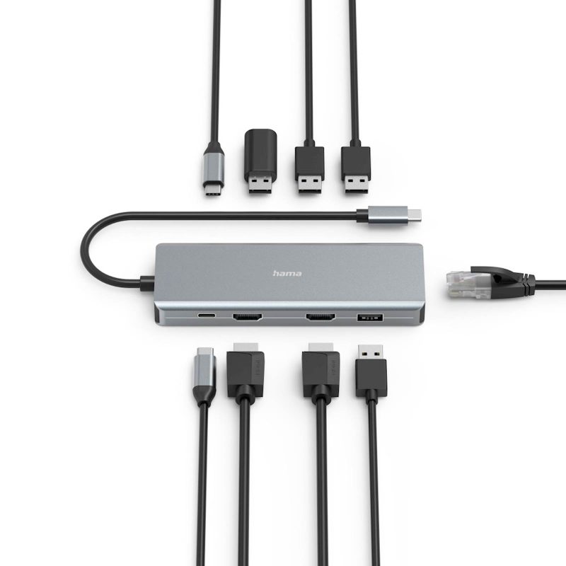 USB-C HUB HAMA CONNECT2Media" 9 portova - Image 2