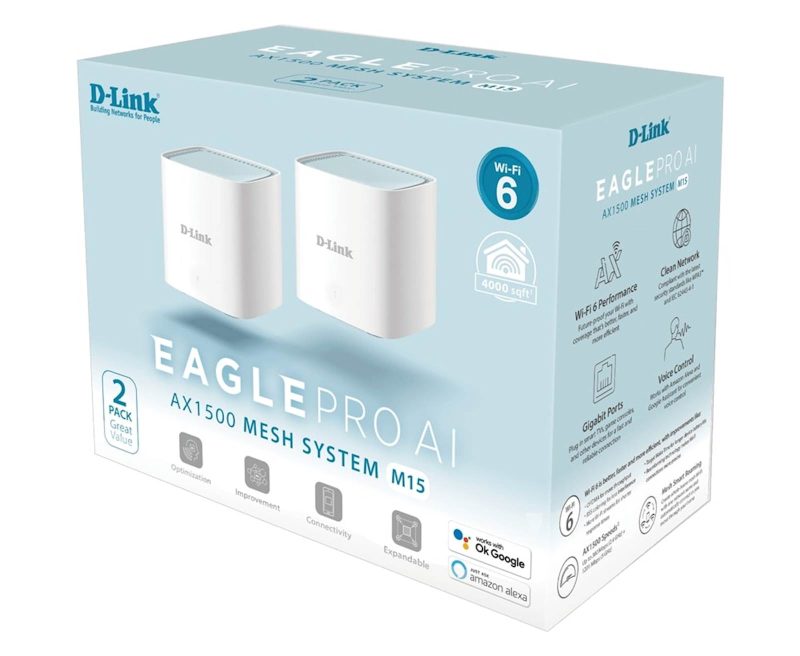 Mesh DLINK X1500 M15-2,  2-Pack, WiFi 6 - Image 4