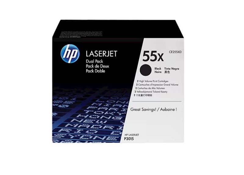 Toner HP black 55X ugovorni Dual Pack