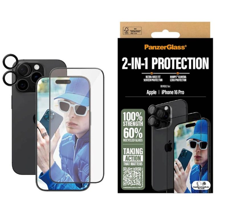 Bundle PanzerGlass 2u1 iPhone 16 Pro