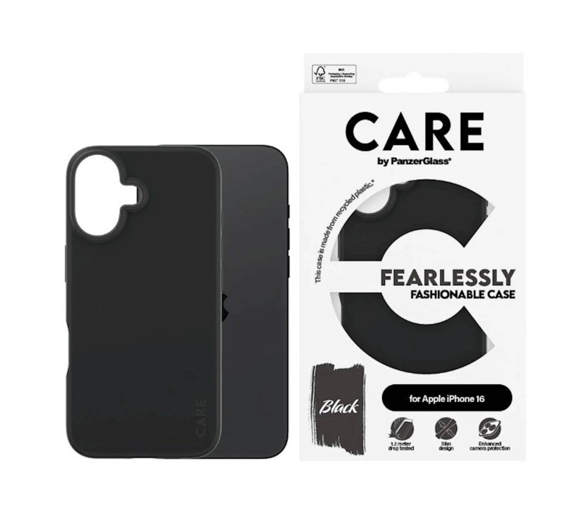 Zaštitni okvir Care iPhone 16 Black