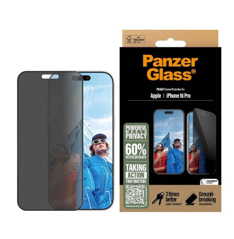 Zaštitno staklo PanzerGlass iPhone 16 Pro Privacy