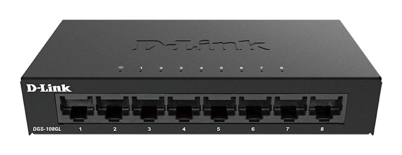 8-Port Gigabit Unmanaged Desktop SwitchDGS-108GL