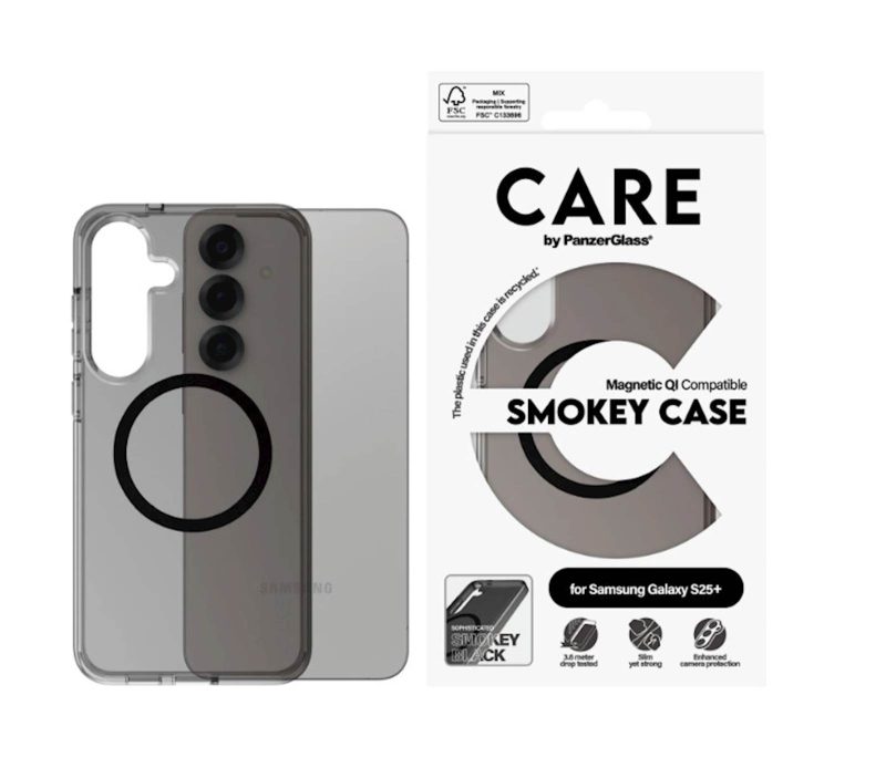 Zaštitni okvir Care S25 Plus Smokey Black