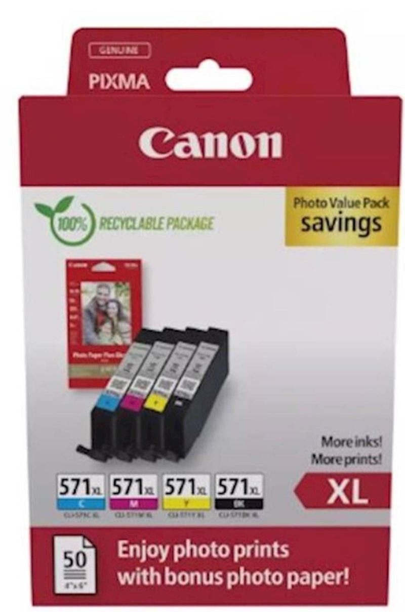 KOMPLET CANON CLI-571 M,Y,C,BK XL