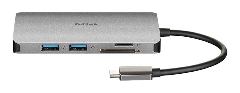 8-in-1USB-C Hub with HDMI/Ethernet/Card Reader/pwr - Image 3