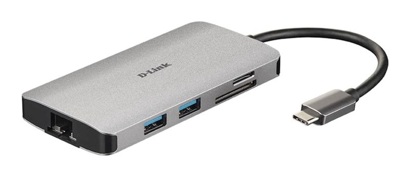 8-in-1USB-C Hub with HDMI/Ethernet/Card Reader/pwr - Image 4