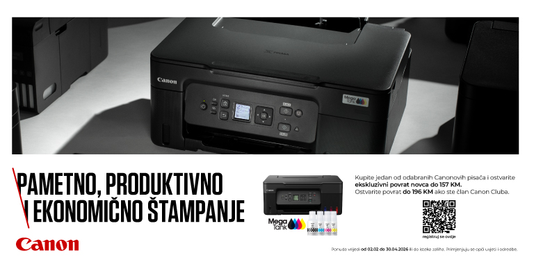 CANON MEGATANK CASH BACK PROMOCIJA