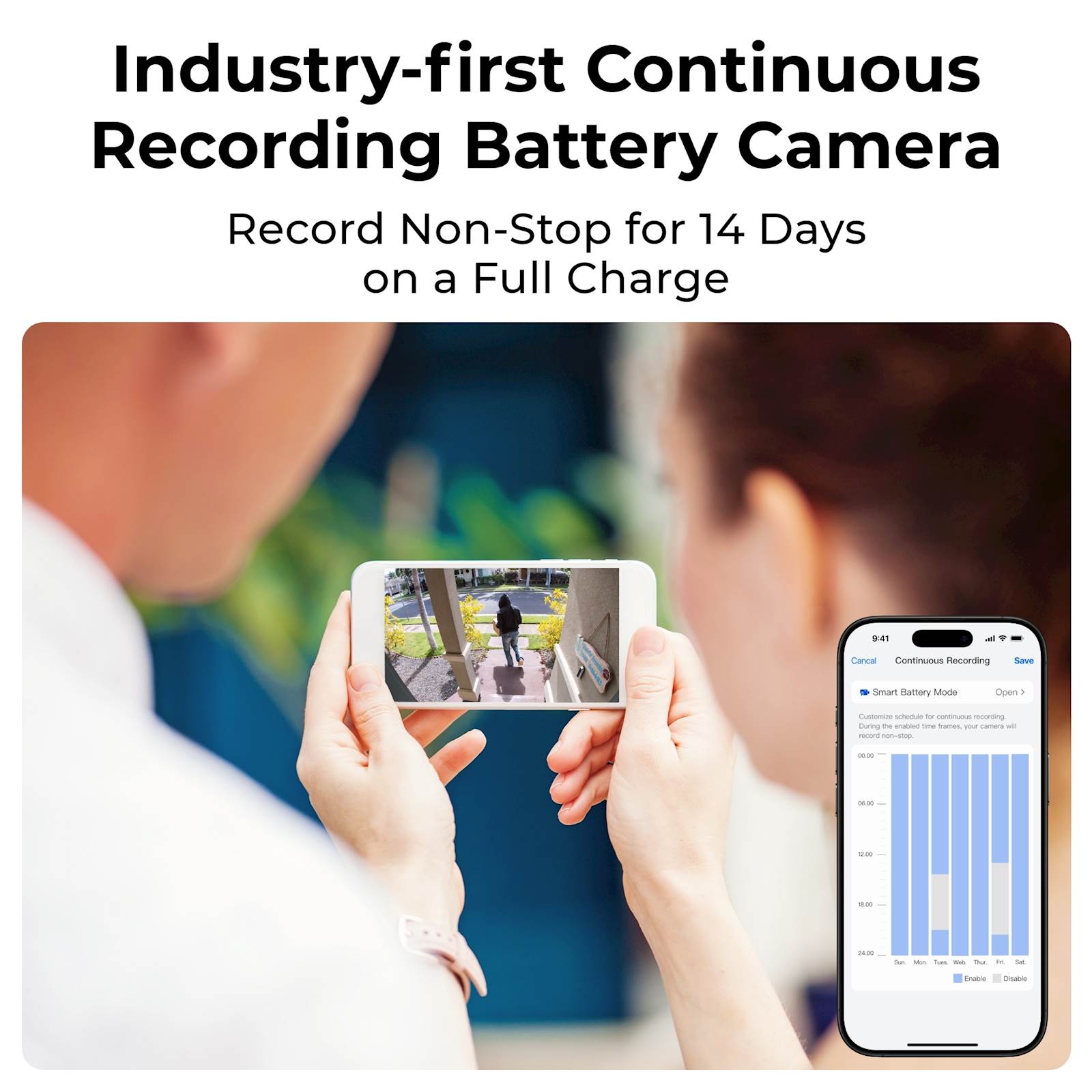 Reolink ALTAS B630 IP kamera + solarni panel 2, 4MP, 2K, WIFI 6, 20000mAh baterija, AI - Image 2