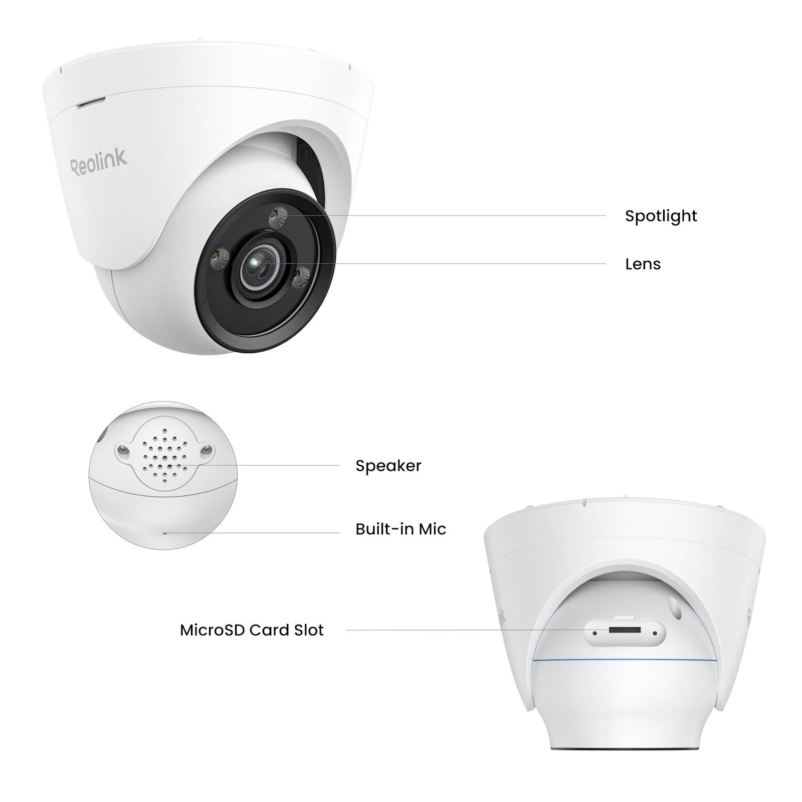Reolink Ip Kamera serija P335X POE, 4K, 8MP, POE, ColorX, HDR - Image 2