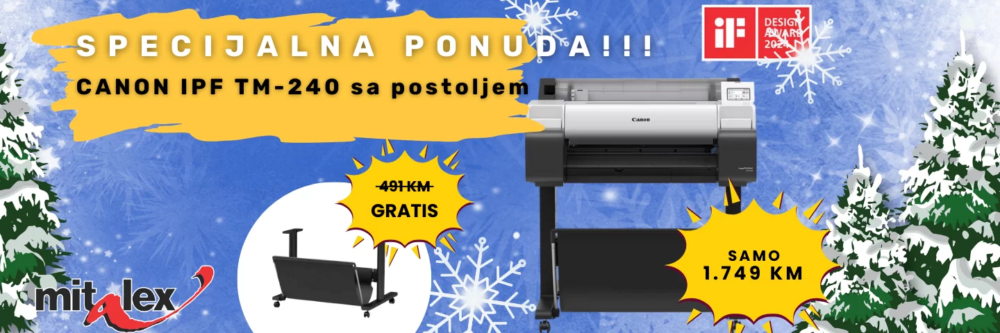 PLOTER CANON IPF TM-240 SA POSTOLJEM PROMOCIJA