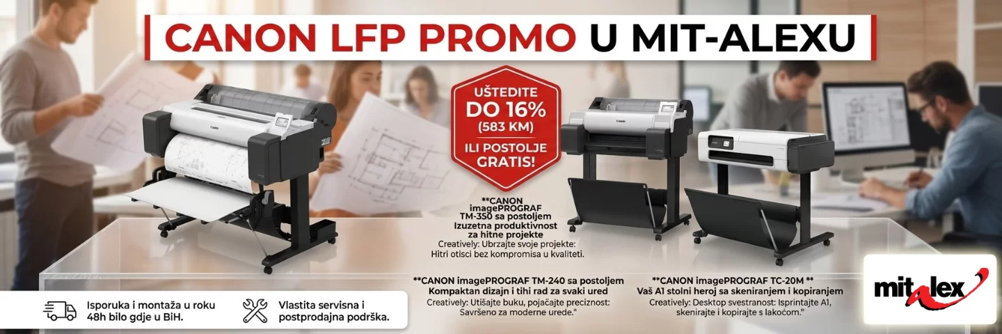 PLOTER CANON IPF TM-240 SA POSTOLJEM PROMOCIJA