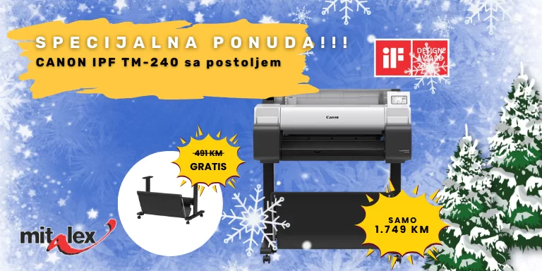 PLOTER CANON IPF TM-240 SA POSTOLJEM PROMOCIJA